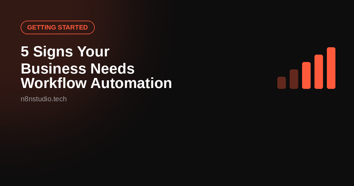 5 Signs Your Business Needs Workflow Automation